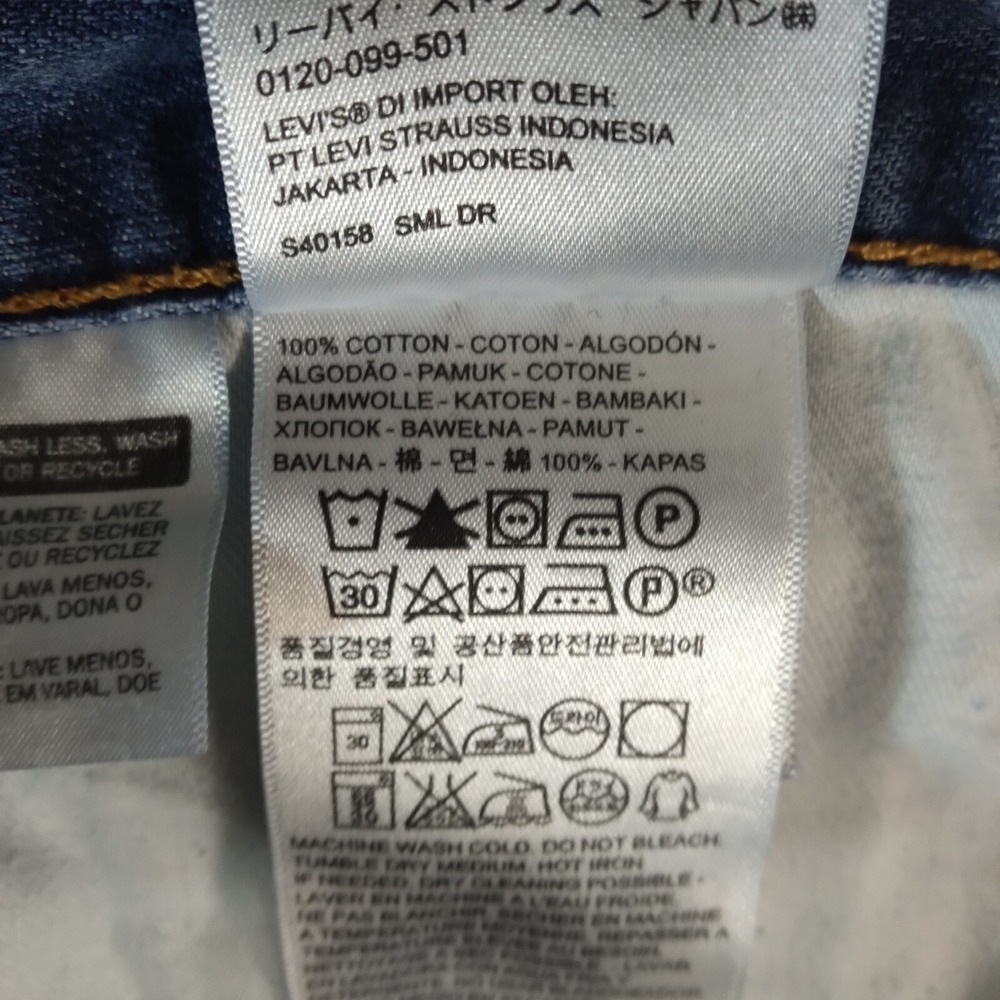 Levis 500 Series Jeans Mens 38x29 Blue Relaxed Fit Straight Denim - Picture 11 of 12